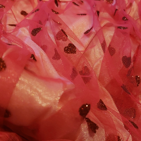 ⭐Pink Glitter Heart Dress - Picture 10 of 10